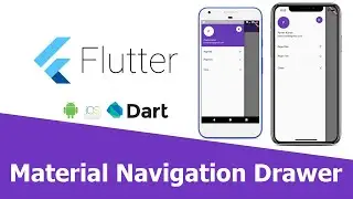 Create navigation drawer (Side menu ) in Flutter: 10 minute