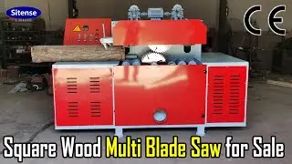 Chinese Square Wood Multi Blade Rip Saw for Sale