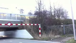 RET Metro Dubbele Type B Vertrekt Nabij Poortugaal Richting Rotterdam Centraal