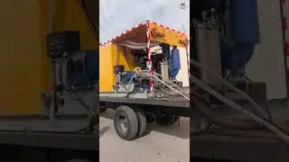 High pressure water line removal marking #waterjet #machine #highpressure #viral #roadwork #removal