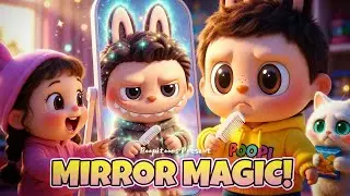 Poopi&rsquo;s Mirror Clone! ✨😳 | Hilarious Kids Story | PoopiToons