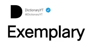Exemplary Meaning in English