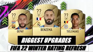 FIFA 22 | BIGGEST WINTER UPGRADES 😱🔥 | BENZEMA,DEPAY,TIELEMANS...💪