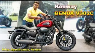New Keeway Benda V302C with V Twin Engine Mileae performance Latest Price
