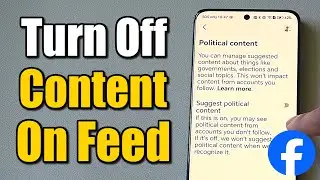 How to Turn Off Political & Inappropriate Content on Facebook Feed (Best Method)