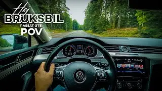 Passat GTE POV 0-100 GTE-Mode, E-Mode driving.