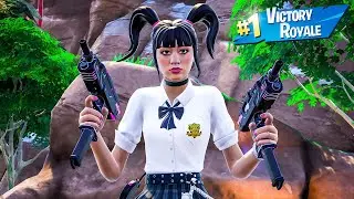 Yuki Yubari Skin Solo Win Full Gameplay Fortnite Chapter 7 Season 1 No Commentary PS4 Pro Console