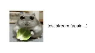 test stream with my new router!!!