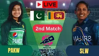 PAKW vs SLW |PAKW vs SLW Live| PAKW vs SLW 2nd Match live | PAKW vs SLW 2024 | #cricket #live