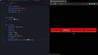 3d navbar animation in html css