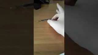 I flick a pen