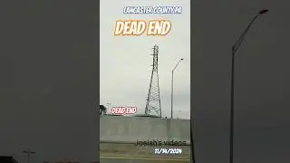 Driving past power lines in Lancaster county PA
