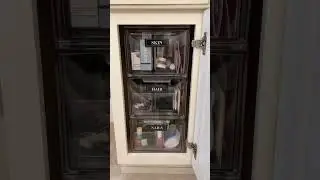How to Organize a Small Bathroom Medicine Cabinet #shorts #organizing