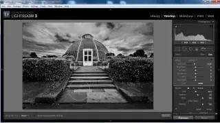 Moody Mono Photo in Lightroom 3