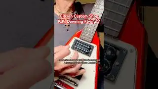 I can&rsquo;t believe how loud this Gibson Custom Shop K.K. Downing Flying V is unplugged!