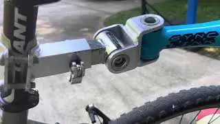 KaZAM Co Pilot Bike Trailer, Bike Trailer with Adjustable BMX Stem and Handlebar Review