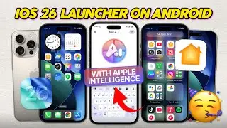 iOS 26 LAUNCHER with APPLE INTELLIGENCE ON ANDROID !! TEMA IPHONE DI SEMUA HP ANDROID