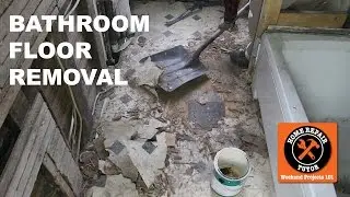 How to Remove a Bathroom Floor (Step-by-Step) - by Home Repair Tutor