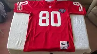 1994 Jerry Rice Authentic Mitchell & Ness Jersey! All Time TD Record Broken on MNF!