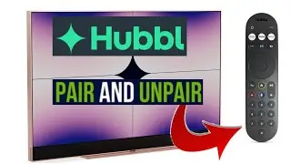 Pair and Unpair Hubbl Glass Tv Remote