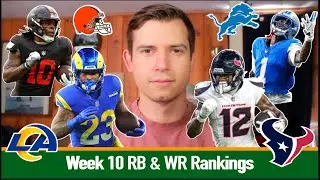 Week 10 Top 100 FLEX Rankings  Rankings (RBs & WRs) | 2025 Fantasy Football