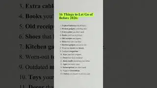 Reset Your Life: 16 Things to Ditch Before 2026 ✨🧹 #shorts