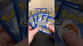 My Top 5 Favorite Electric Type Cards ⚡️ #pokemon #pokemonchannel #shorts #pokemontcg #tcg #tcgcards