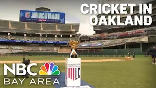 Oakland Coliseum to host Major League Cricket contests