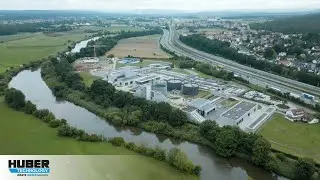 HUBER Technology at Wastewater Treatment Plant in Erlangen (Germany)
