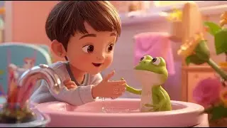 ✨ MAGISCHE Combi! Handen Wassen, Kikker & Kleuren Leren met Miyu Kinderliedjes! 🌈🐸🧼