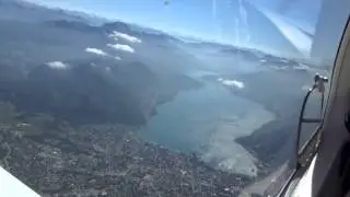 View on the Alps and Mont Blanc with F-HDPE