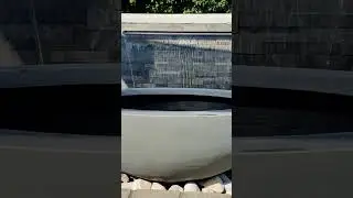 Modern Blade Water Feature - Modern Water Feature Ideas #garden #summer #waterfeatures