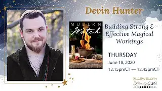 Devin Hunter Presenting at LlewellynCon 2020