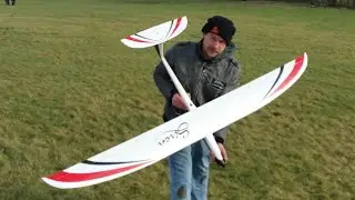 Great Planes Siren slope maiden in 40+mph wind