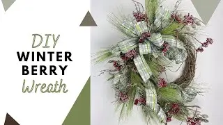 Making a Simple Winterberry Wreath! | Winter Wreath Ideas | Deco Exchange Tutorial