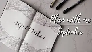 PLAN WITH ME | September 2018 Minimal Bullet Journal Setup