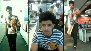 Parth Samthaan doing Dunkthatjunk challenge