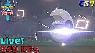 Live! Shiny Lunatone after 849 REs in Pokemon Shield!