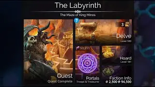 Gems of War The Labyrinth Pure Faction 500