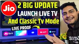 Jio Finally Launch Classic Tv Mode & Launch Live Tv 1000+ Channels 