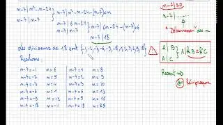 divisibilité • déterminer n tel que  n-7 divise n^2-n-24 • arithmétique • spé maths • terminale S