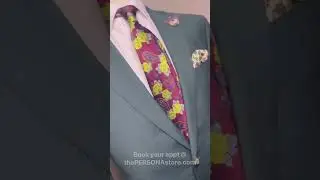 GREEN for the MONEY, GOLD BUTTONS for the HONEY ✂️ #suit #dapper #PersonaCustomClothiers #columbus