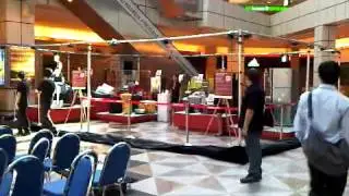 Curtain Drop Demo at Shopping Mall (SpectaWorks)