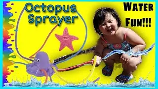 OCTOPUS WATER SPRINKLER for KIDS | Unboxing Summer Toy Review | Water Activities for Kids- Water Fun