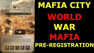World War Mafia Pre-Registration Phase - Mafia City