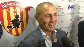 La prima intervista a Fabio Cannavaro neo allenatore del Benevento Calcio