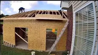 Attached garage build