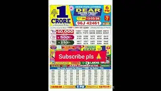 SIKKIM STATE DEAR LOTTERY SAMBAD TODAY 6 PM 13/02/2026#resultupdate