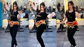 An Iranian girl presenting Arabic dance with elegance and artistic passion