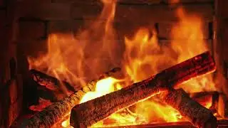 Rustic Country Acoustic by Fireplace for Inner Peace | Stress Relief & Healing Vibes